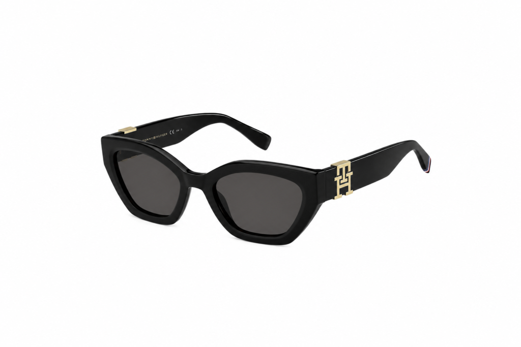 Óculos de sol Tommy Hilfiger Acetato preto feminino- 054928004
