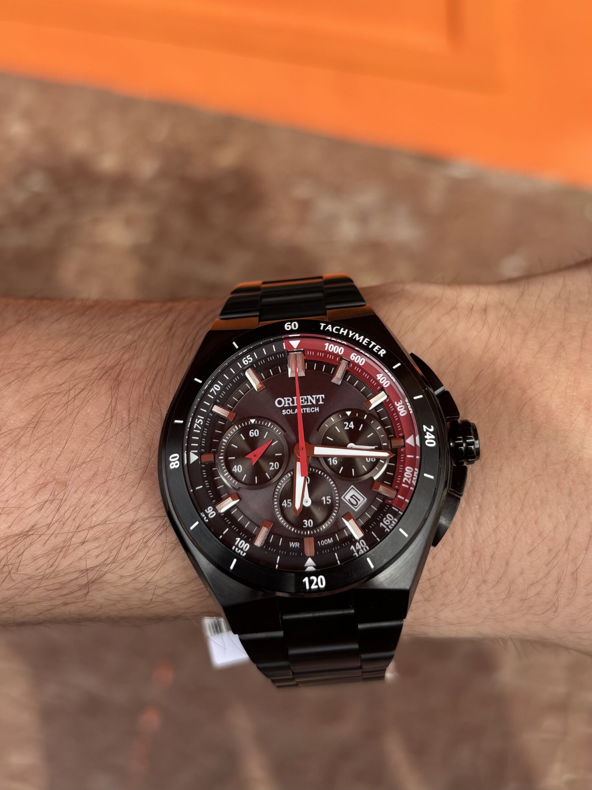 Relógio Orient Solartech masculino preto- MPSSC035 - Imagem 2