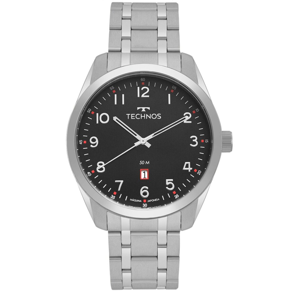 Relógio Technos masculino Steel- 2115MSAS/1P