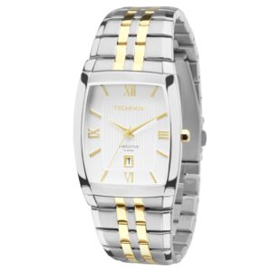 Relógio Technos masculino Executive bicolor- 1N12MQ/5Q