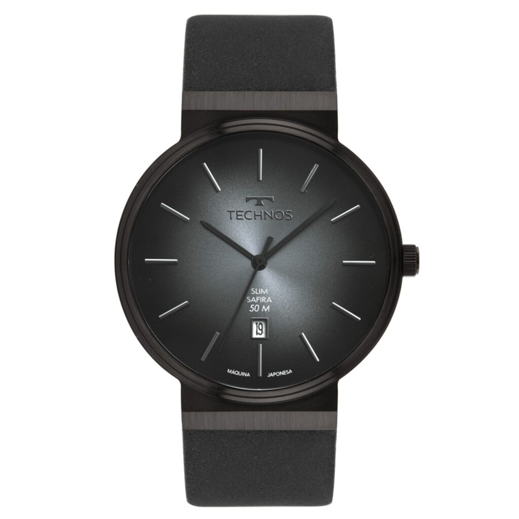 Relógio Technos masculino Slim Grafite- GM12AJ/0P