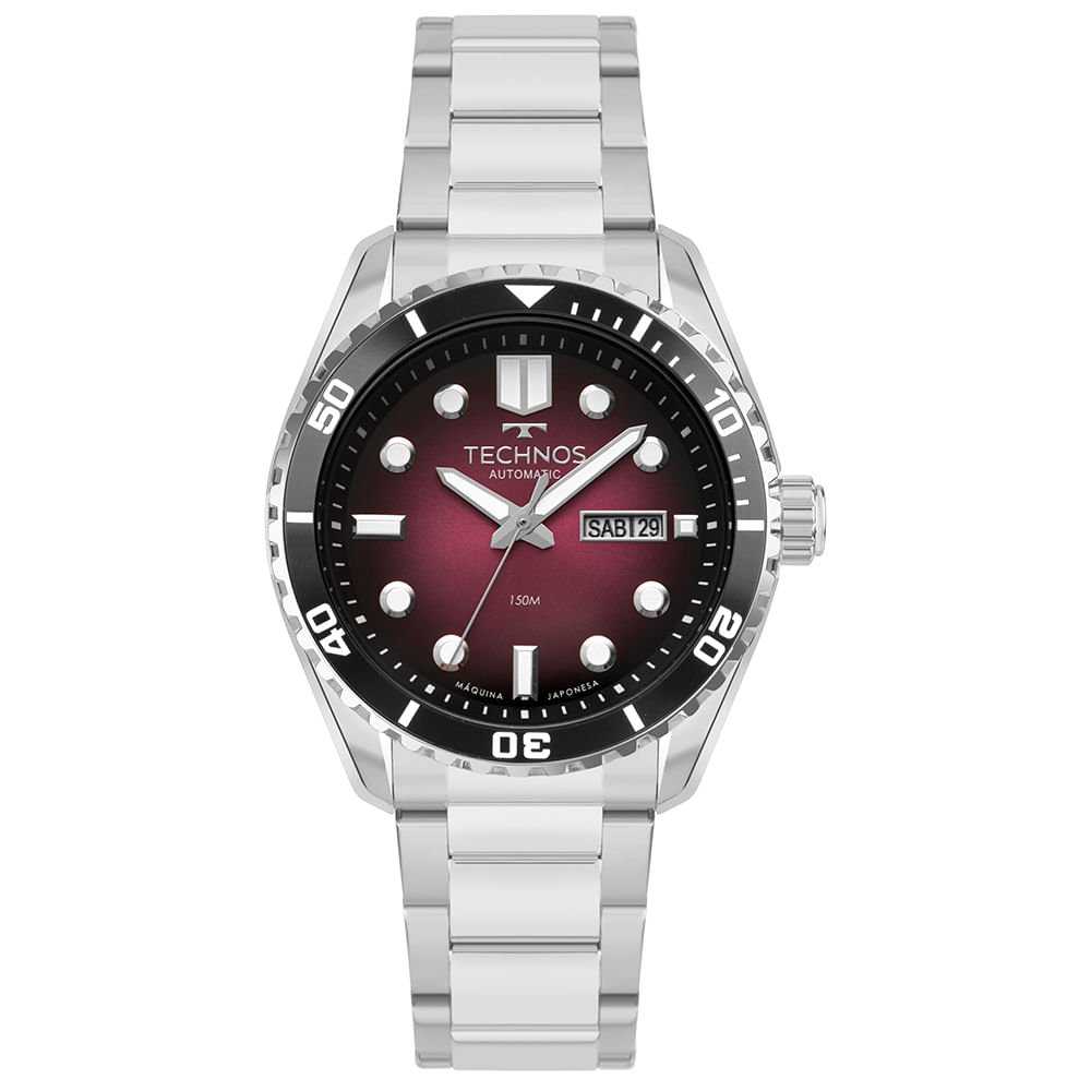 Relógio Technos automático masculino Diver- 8205PA/1R
