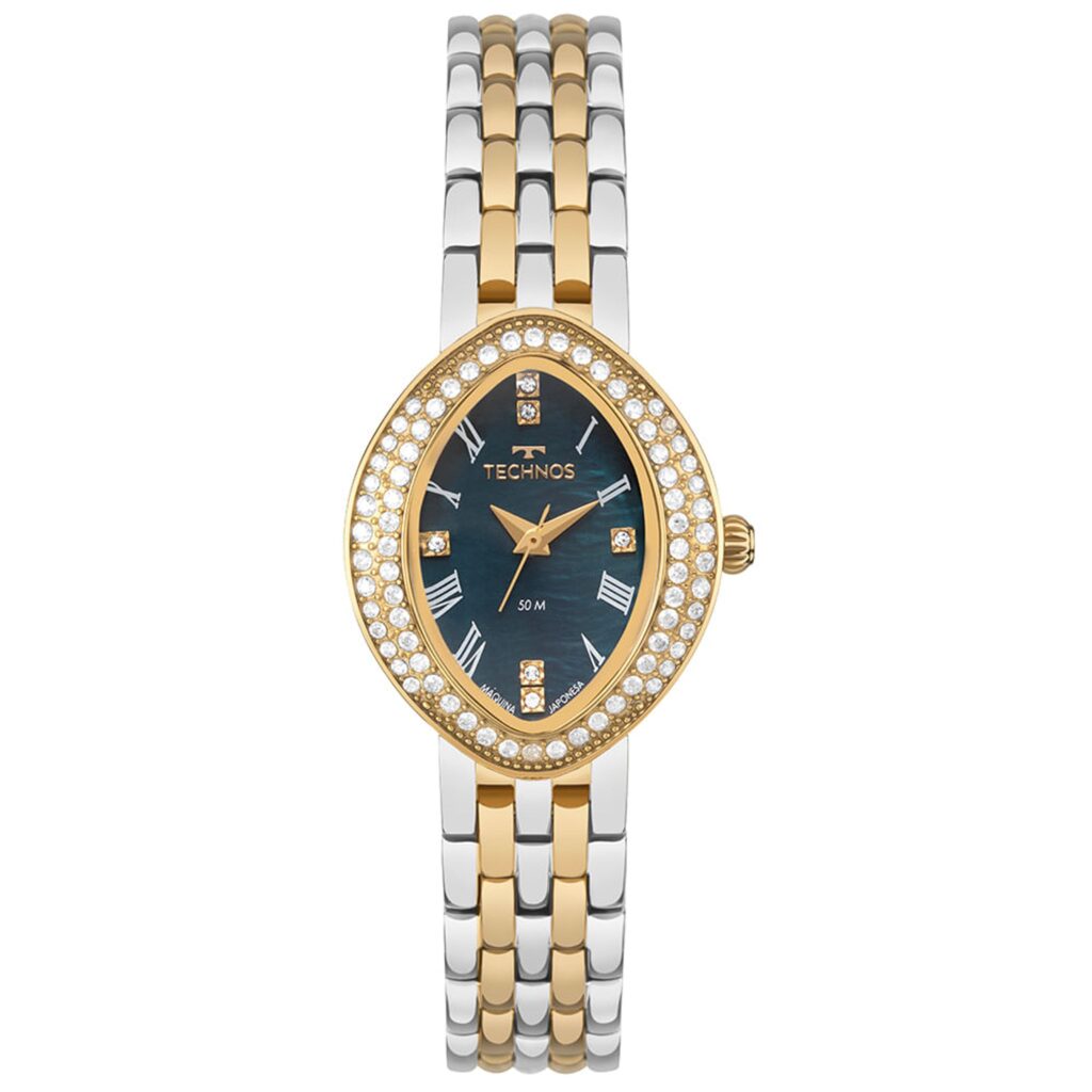 Relógio Technos feminino Mini Joia bicolor- 2035NBO-1A