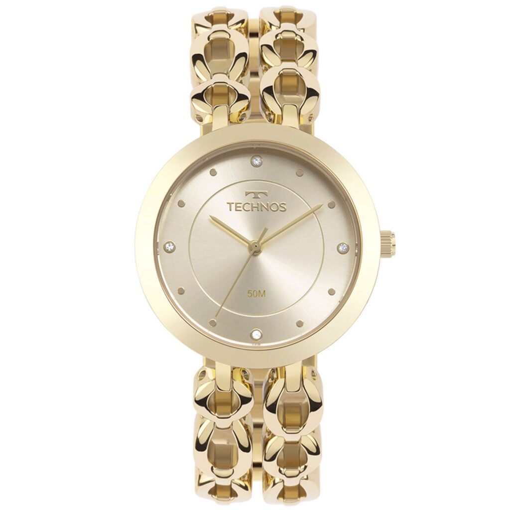 Relógio Technos feminino Elos dourado- 2035MWL/1X