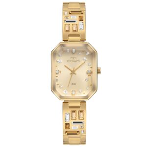 Relógio Technos feminino Crystal dourado- 2036NAW/1X