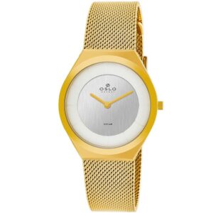 Relógio Oslo feminino Slim Solar- OFGSSSVS0003