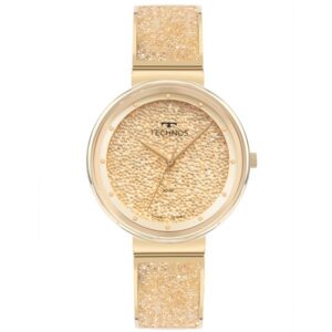 Relógio Technos feminino Crystal dourado- 2039EB/1X