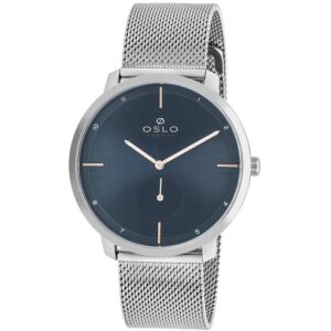 Relógio Oslo masculino slim mesh- OMESSSVD0003