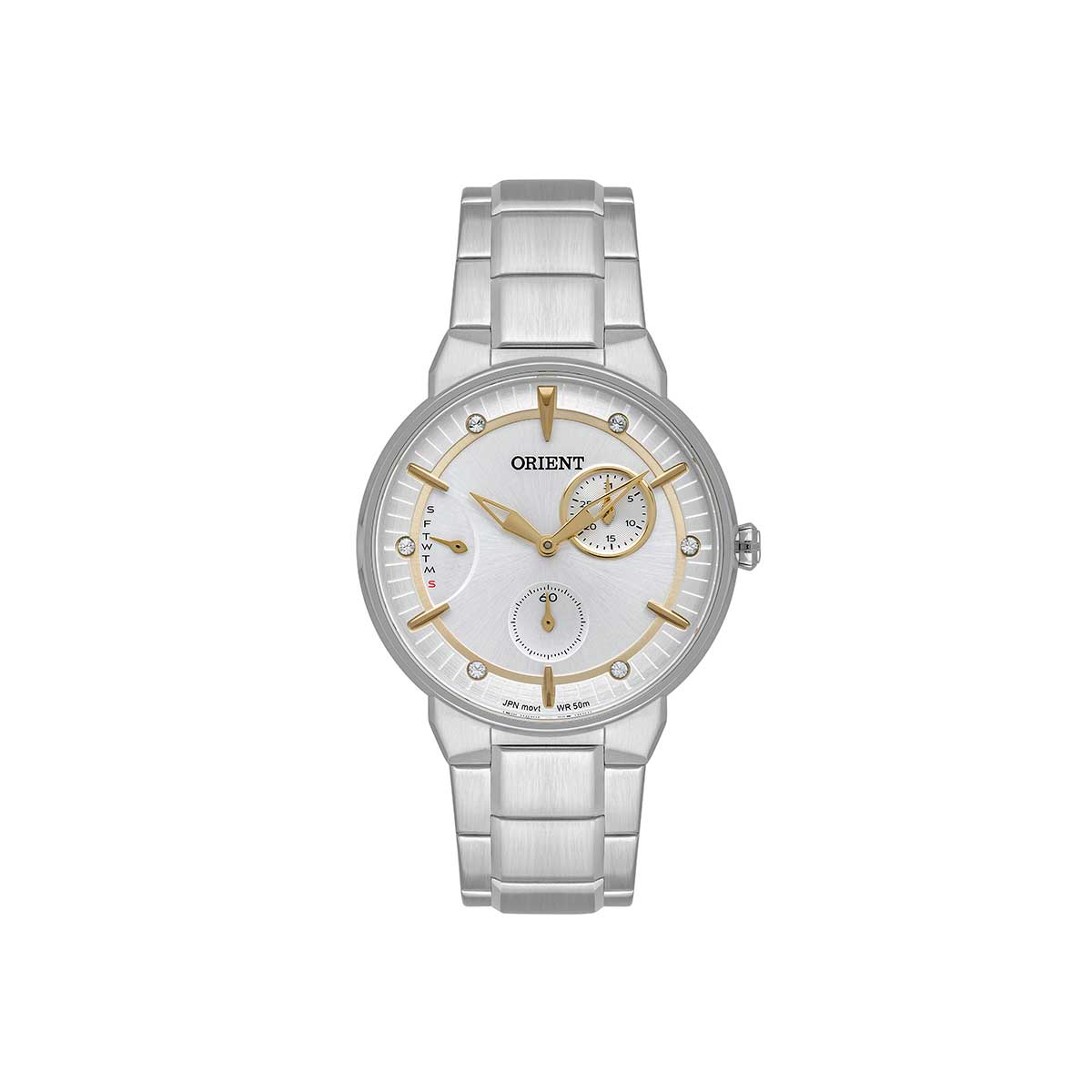 Relógio Orient Eternal multifunções feminino- FBSSM045