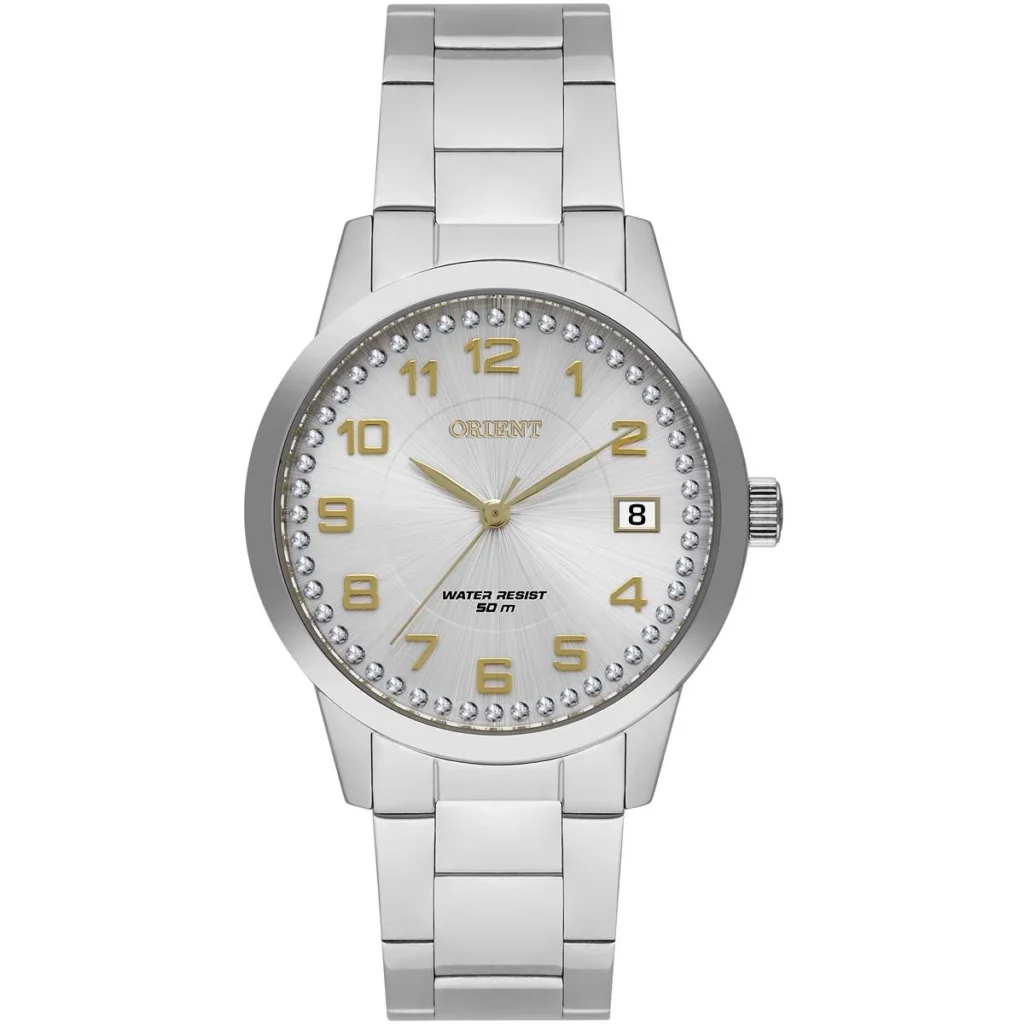 Relógio Orient Eternal prata feminino- FBSS1192