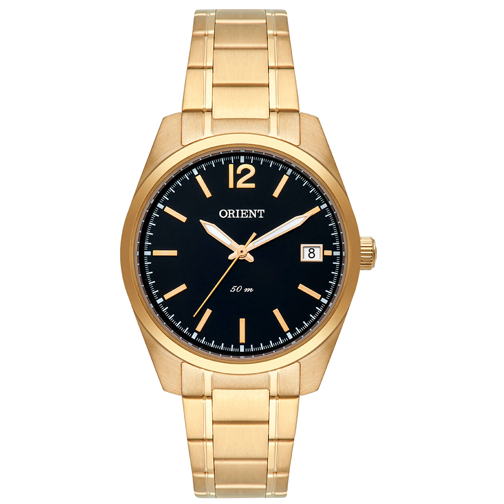 Relógio Oriente feminino dourado- FGSS1180