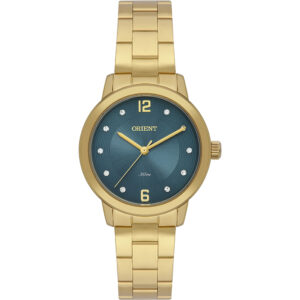 Relógio Orient Analógico feminino dourado- FGSS0226