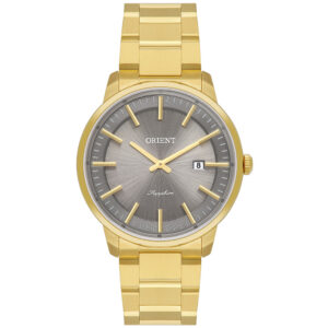 Relógio Orient Eternal masculino dourado- MGSS1268