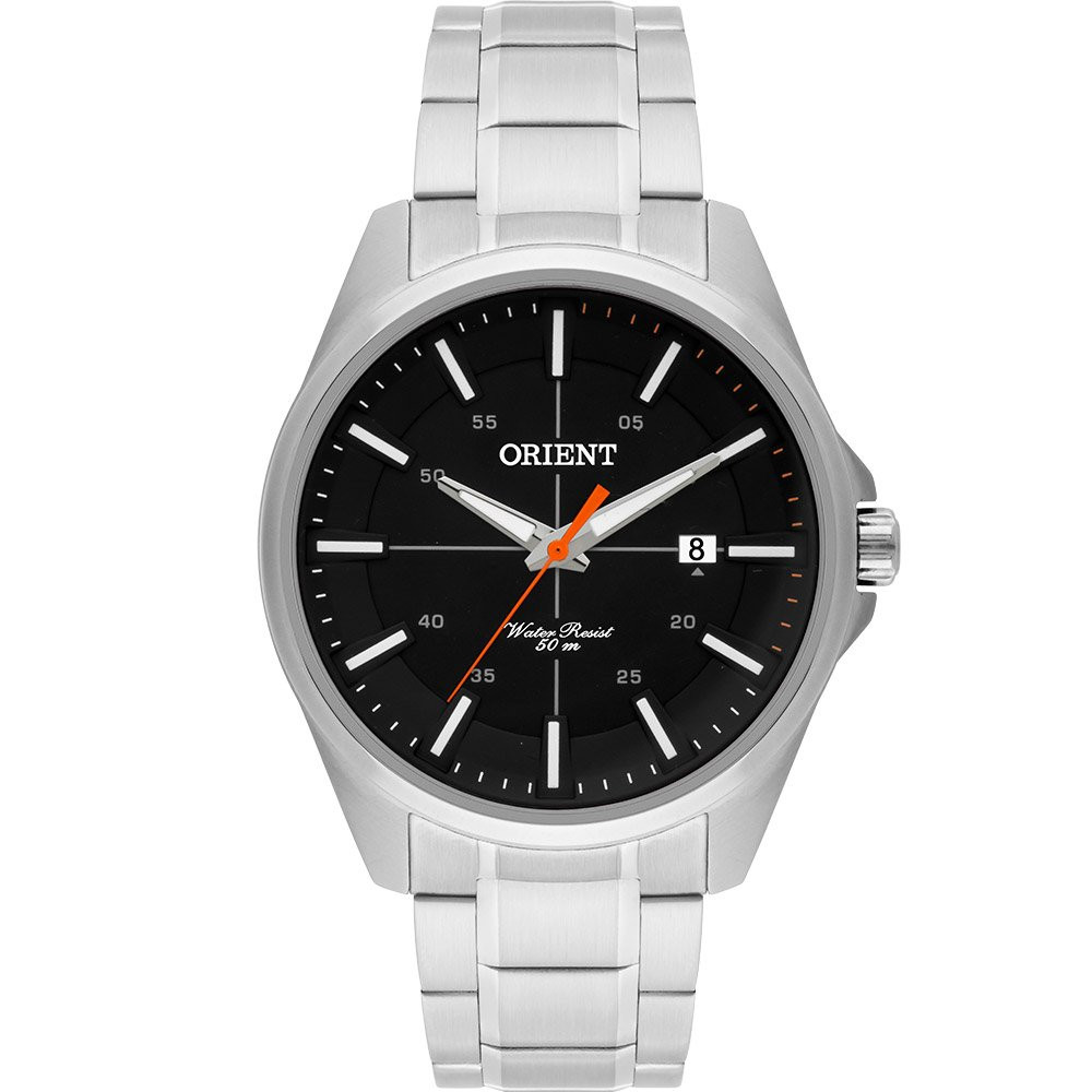 Relógio Orient masculino aço - MBSS1294