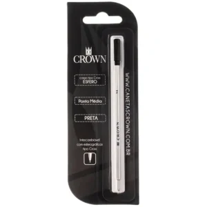 Recarga Caneta Crown preta- CA12009P