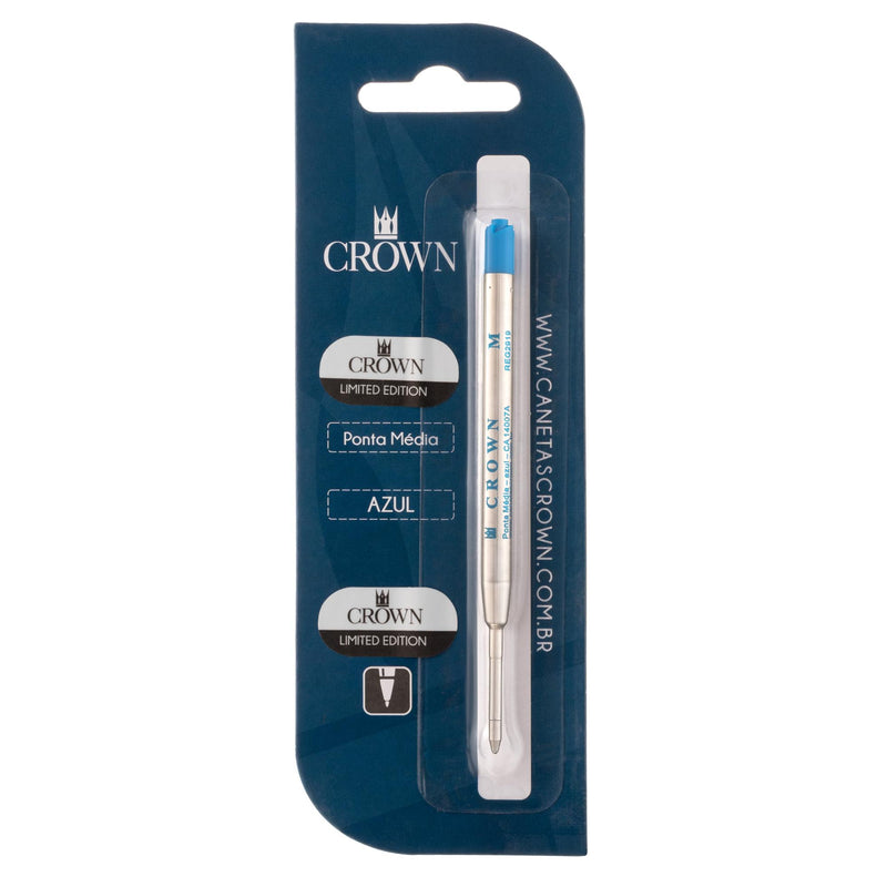 Recarga de caneta Esfero Crown Azul- CA14007A