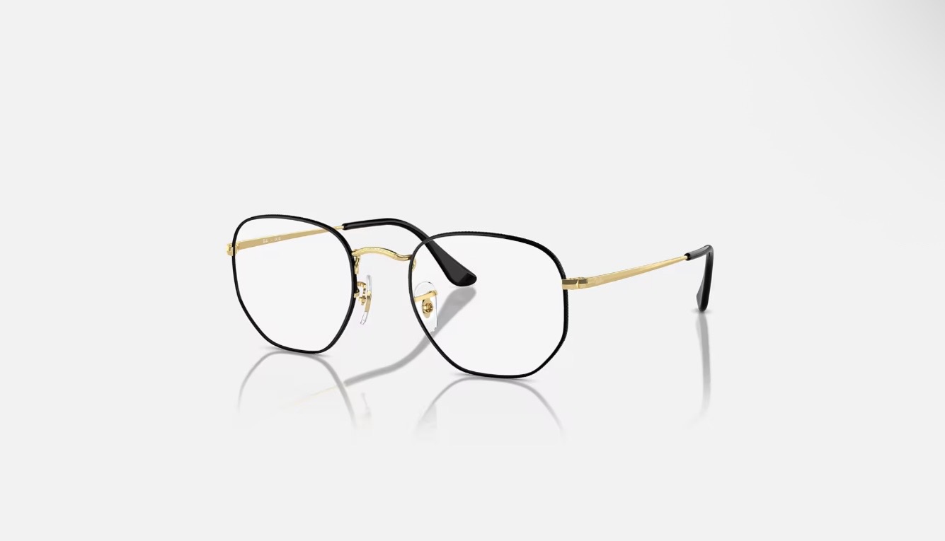 Óculos receituário Hexagonal metal RayBan - RB6448