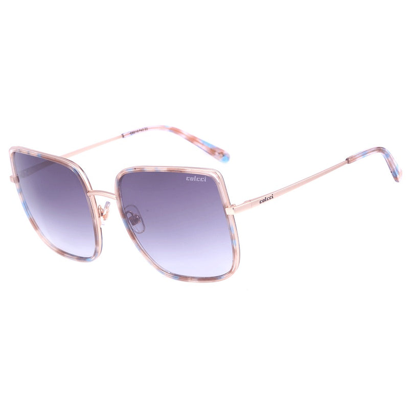 Óculos de Sol Colcci quadrado degradê em metal feminino - C0210