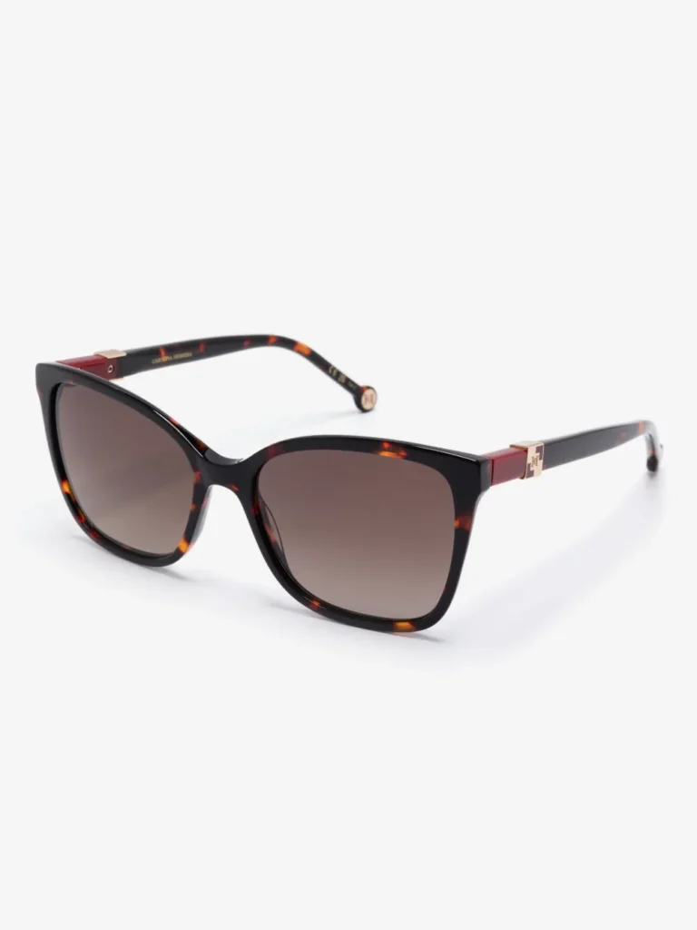 Óculos de sol Carolina Herrera gatinho marrom mesclado feminino- HER0273/S