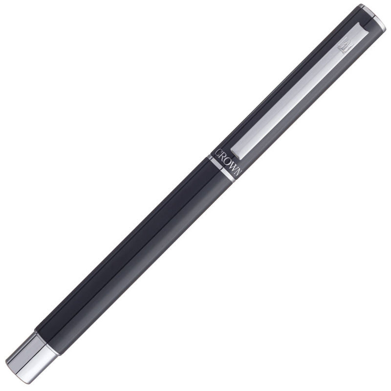 Caneta Crown Soft preta metal roller-DI21004P