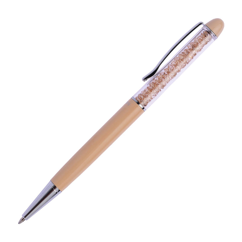 Caneta Crown Cristal Nude metal esferográfica - DI10044N