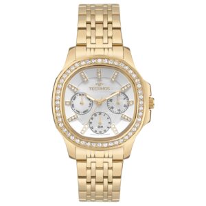 Relógio Technos St.Moritz feminino dourado- 6P29AMF/1K
