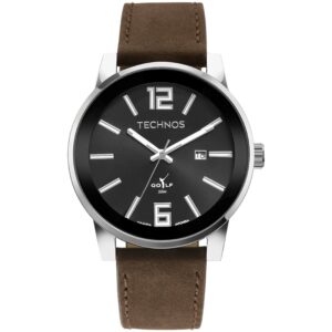 Relógio Technos Golf masculino couro- 2115MXBS/0P