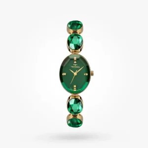 Relógio Technos Crystal verde feminino- 2036NBS/1V