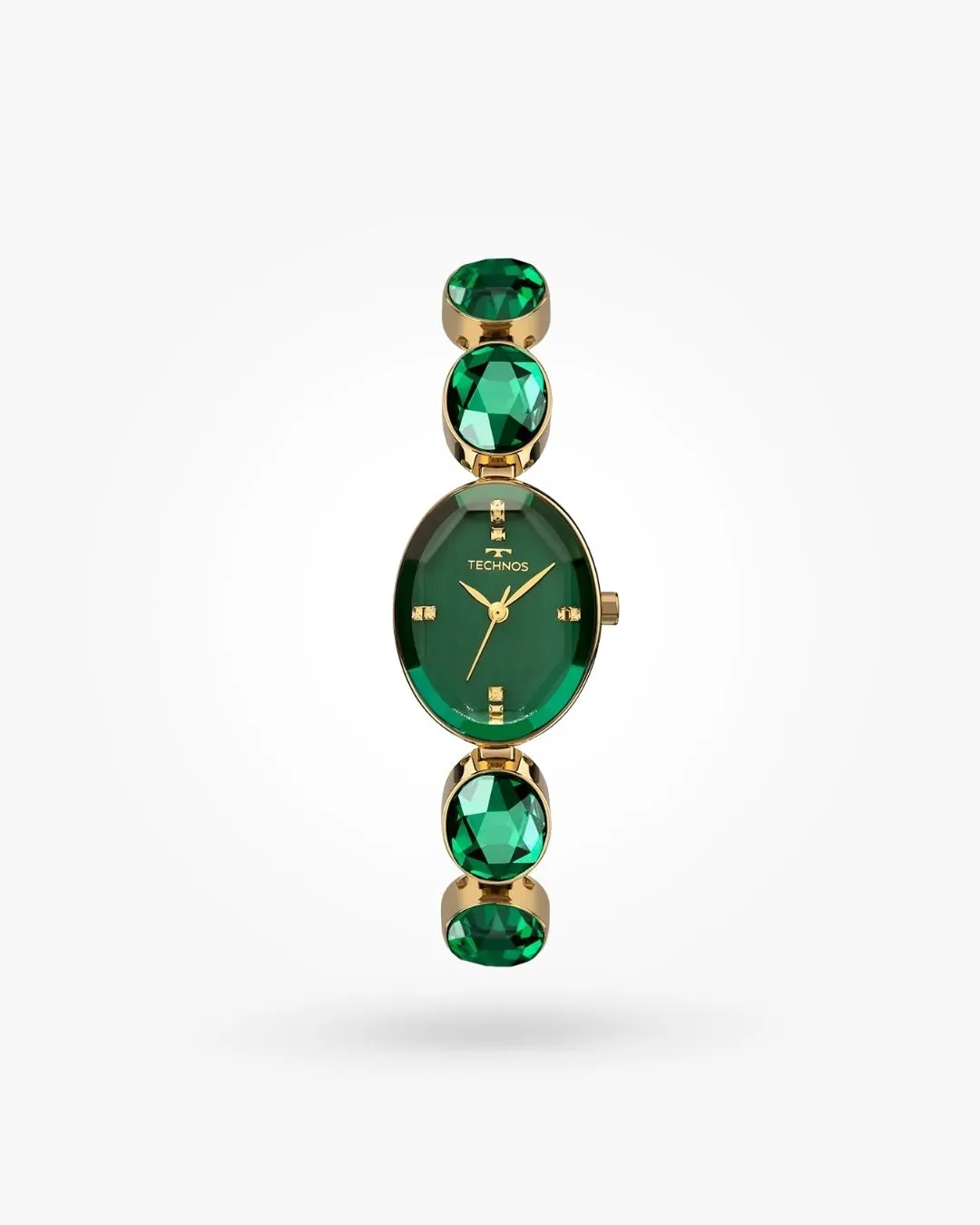 Relógio Technos Crystal verde feminino- 2036NBS/1V