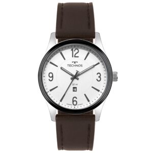Relógio Technos Steel bicolor masculino couro- 2115TZY/0K