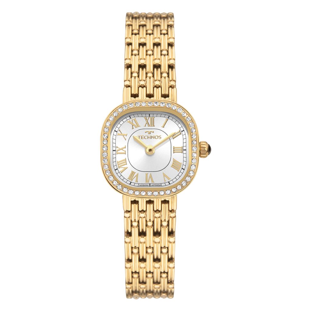 Relógio Technos Mini Joia feminino dourado-2025LUV/1K\\
