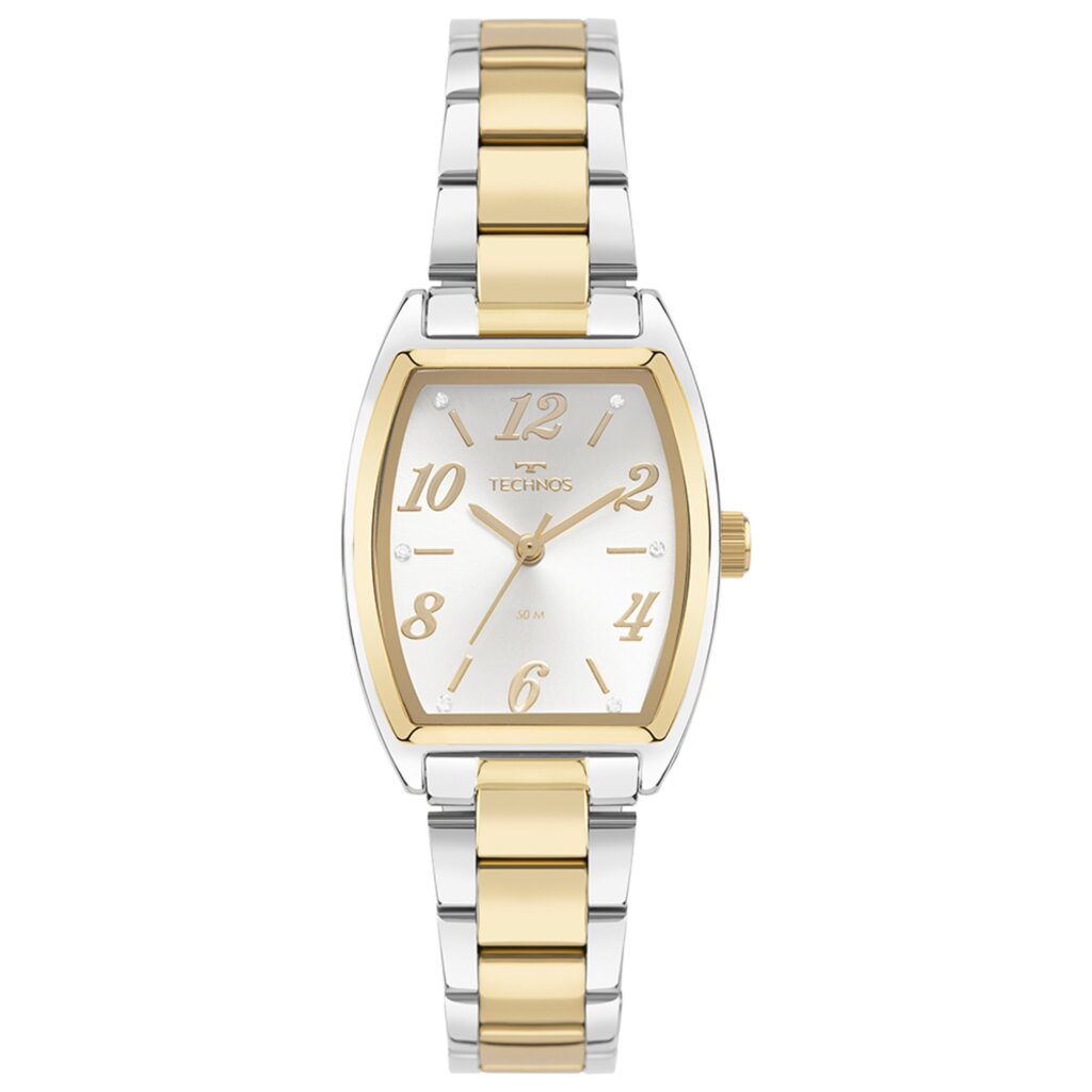 Relógi Technos Trend Bicolor feminino- 2035NAQ/1K