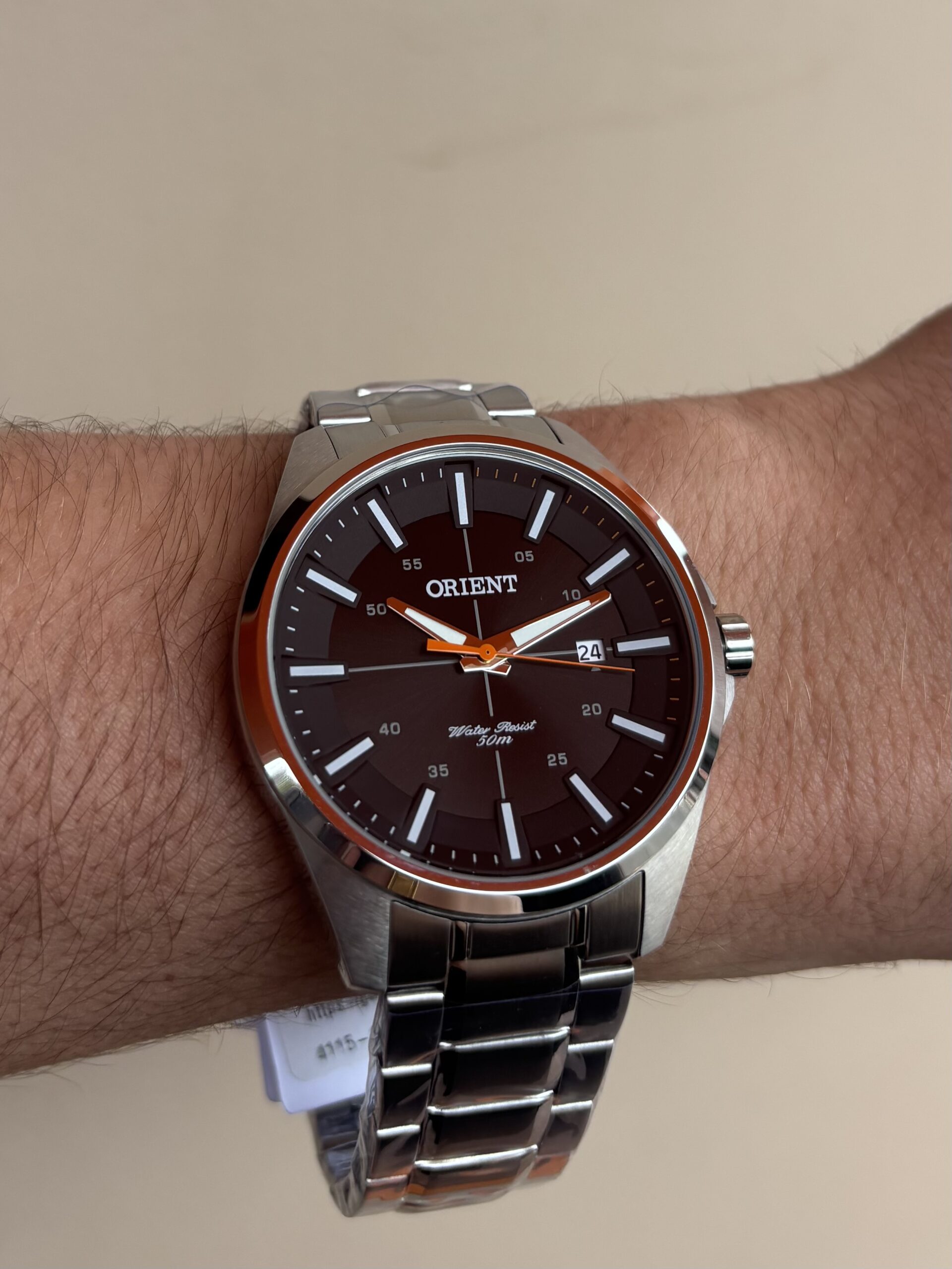 Relógio Orient masculino aço - MBSS1294 - Imagem 3