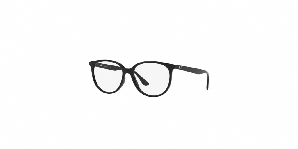 Óculos Receituário RayBan gatinho injetado preto feminino-ORX4378V