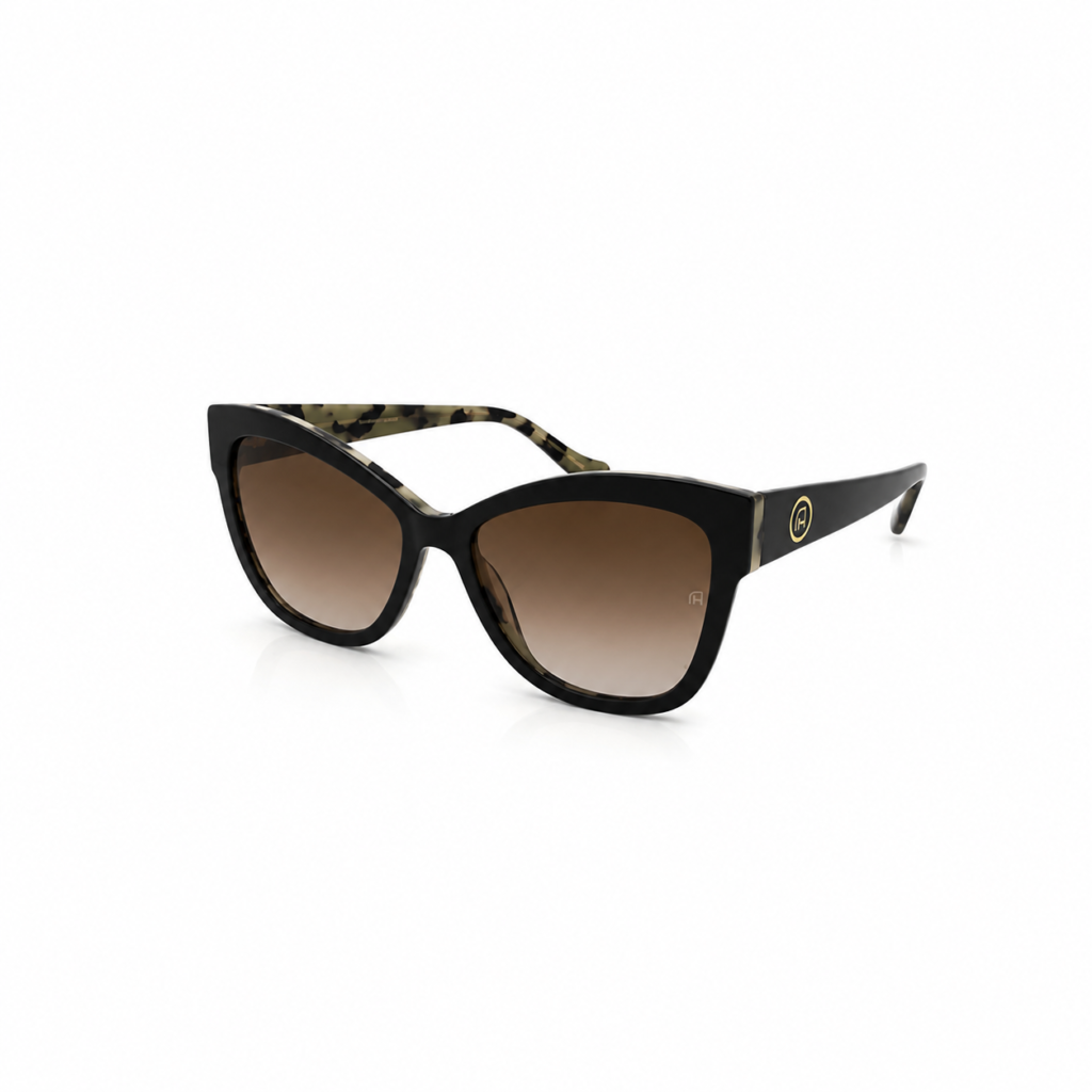 Óculos de Sol Ana Hickmann Acetato preto feminino-AH90018 G01