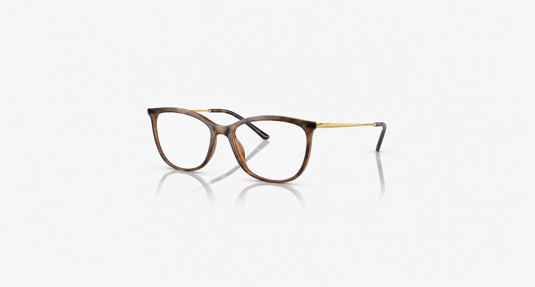 Óculos Receituário RayBan Gatinho injetado Havana feminino-ORX7220L