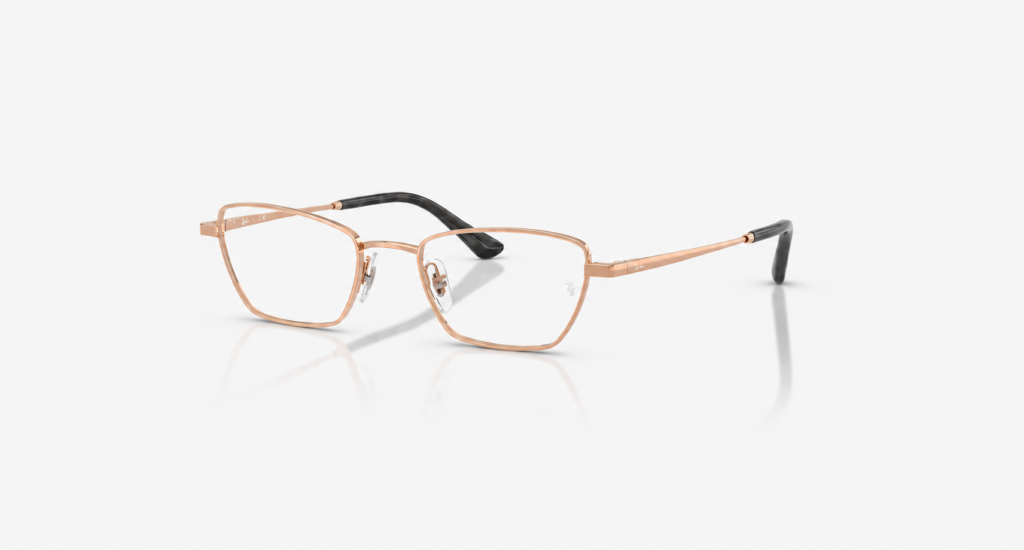 Óculos Receituário RayBan Drea Bio-Based metal rose feminina - ORX6552 3094