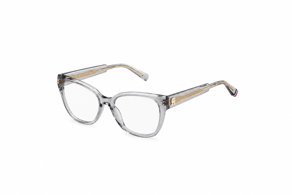 Óculos Receituário Tommy Hilfiger Modern Preppy acetato transparente feminino-TH2209 KB7