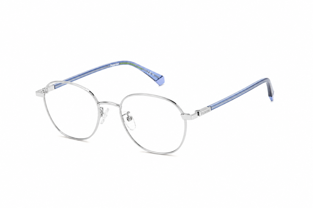 Óculos Receituário Polaroid Stainless Steel metal palladium feminino- PLD D456/G 010