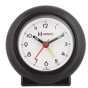 Relógio Despertador Herweg quartz,preto-2611
