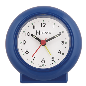 Relógio Despertador Herweg quartz,azul escuro- 2611