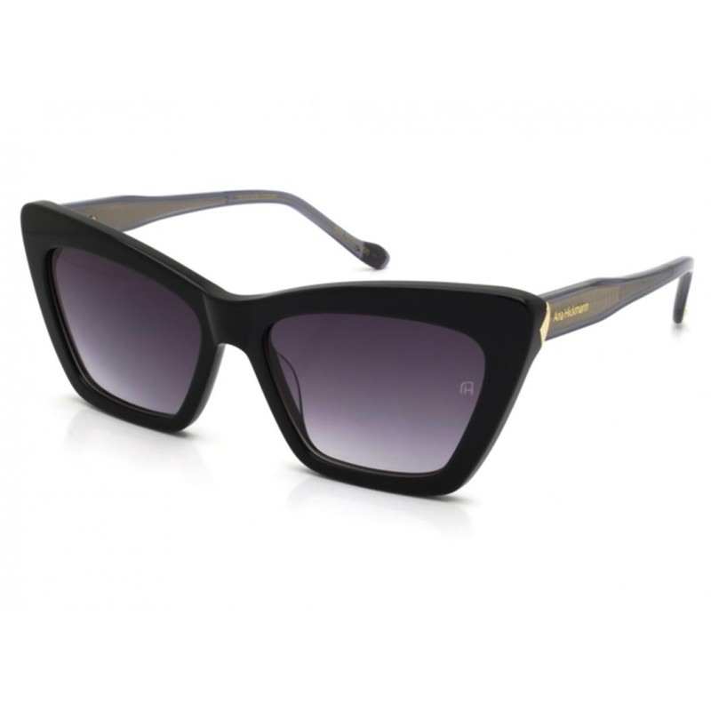 Óculos de sol Ana Hickmann gatinho acetato preta feminina- AH90037/A01