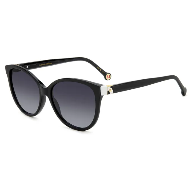 Oculos de Sol Carolina Herrera gatinho em acetato preto - HER0237/S 80S