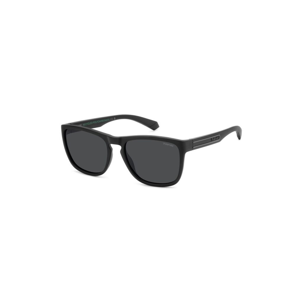 Óculos de Sol Polaroid quadrado policarbonato preto masculino- PLD2161/S