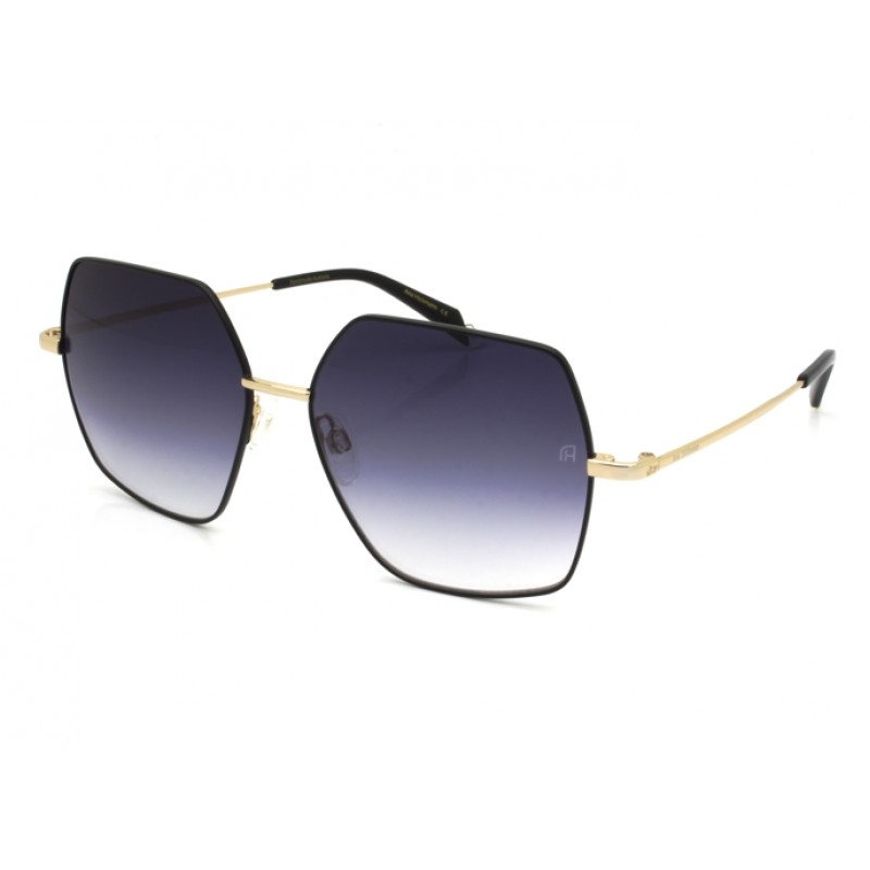 Óculos de Sol Ana Hickmann metal hexagonal marcante feminino- AH300031 09B