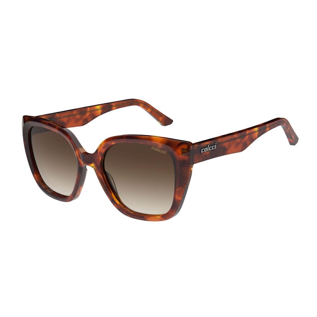 Óculos de Sol Colcci Aline quadrada acetato Havana  - CO314F2134