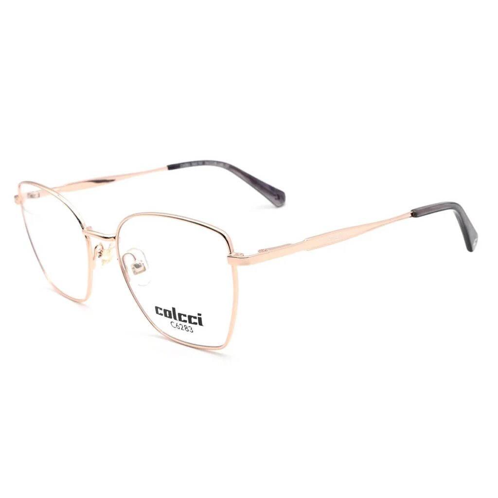 Óculos Receituário Colcci metal rosa com dourado feminino-C6283