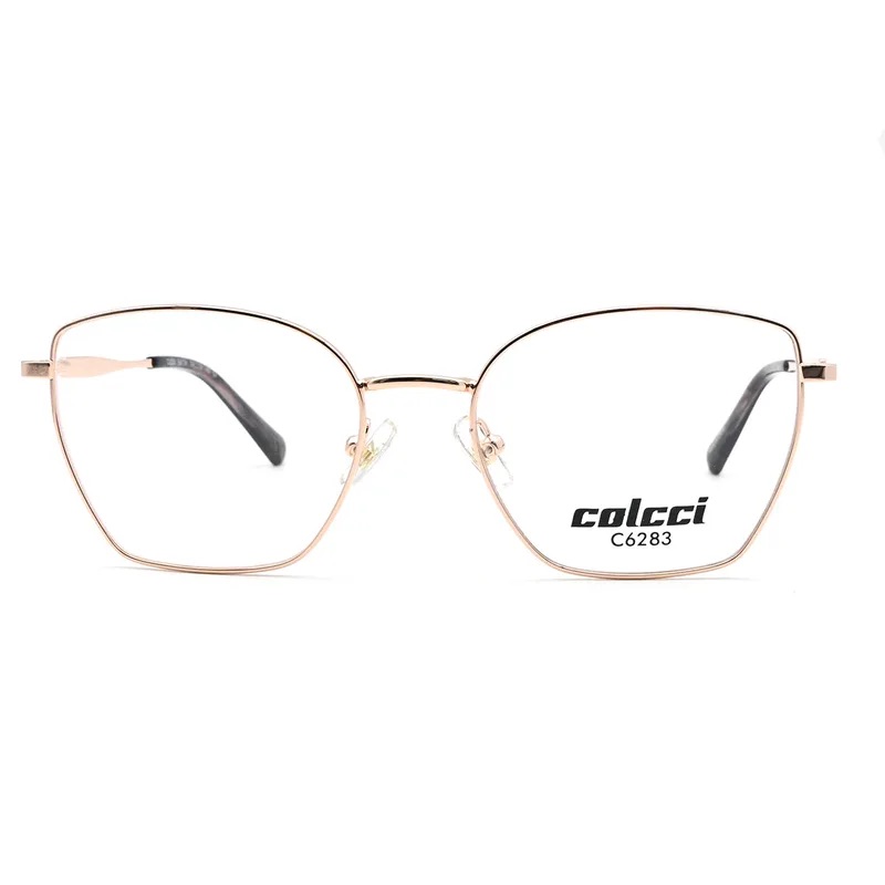Óculos Receituário Colcci metal rosa com dourado feminino-C6283 - Imagem 2