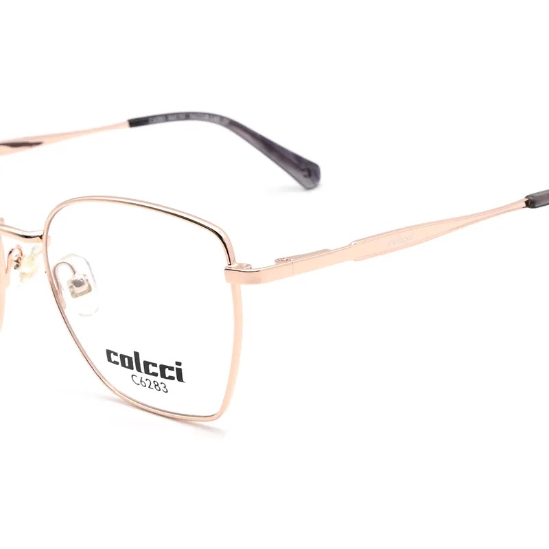 Óculos Receituário Colcci metal rosa com dourado feminino-C6283 - Imagem 3