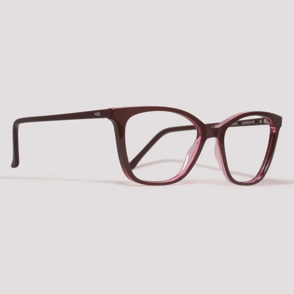 Óculos Clip-On HB Switch 3x1 acetato bordo feminino- M.010385 - Imagem 4